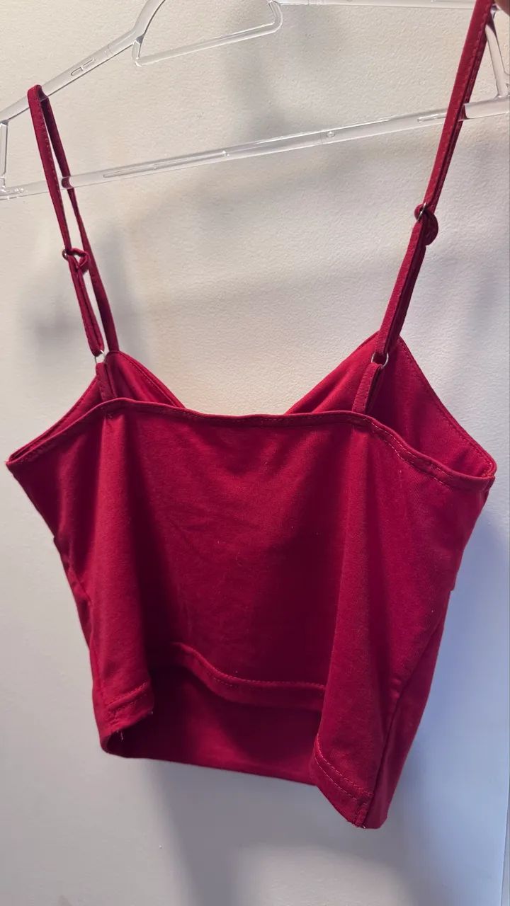 Regata Cropped Vermelho  - Foto 2