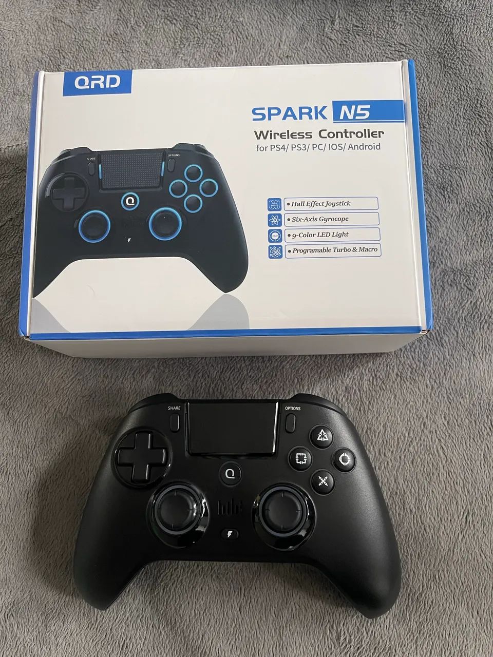 QRD Spark N5 - controle para PS4/PS3/PC/IOS/Android