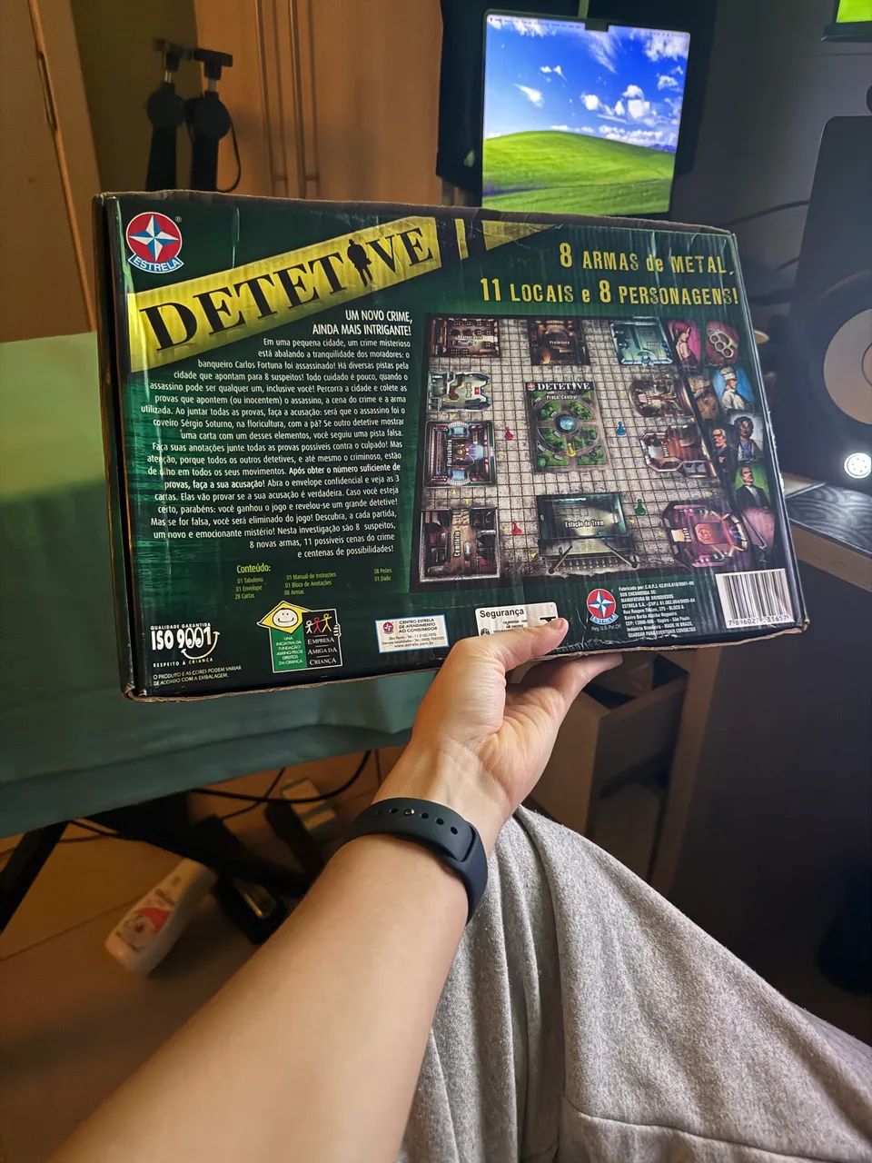 Jogo de tabuleiro Detetive  - Foto 4