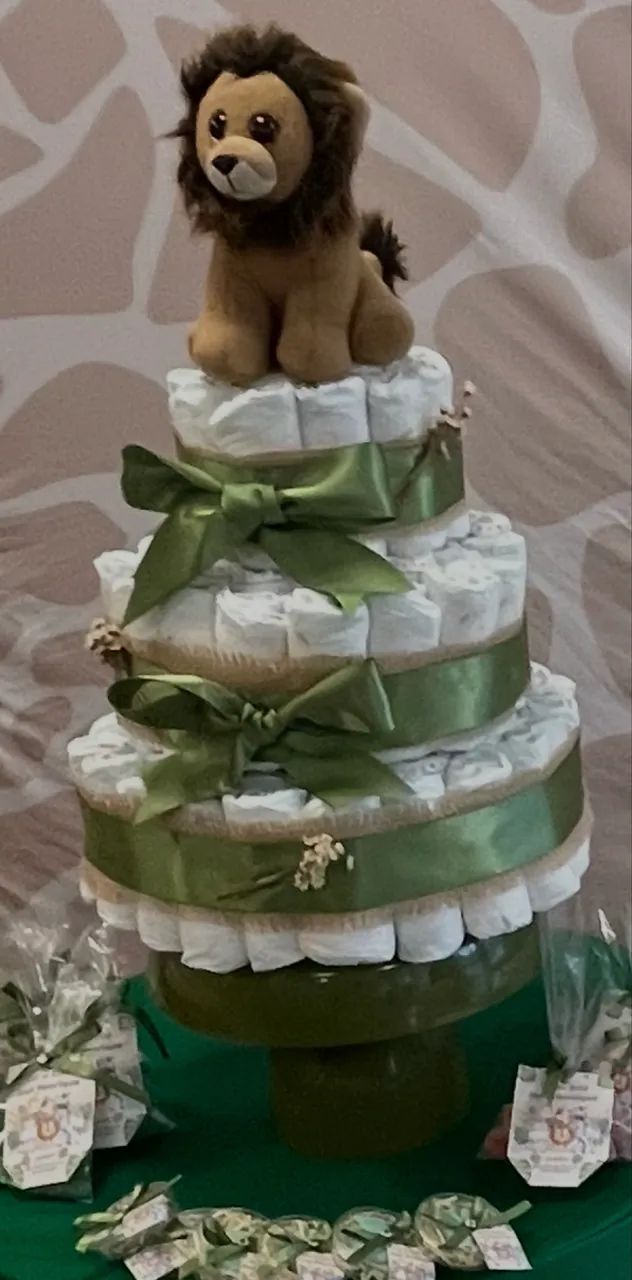 Bolo de fraldas p/ chá - Foto 4