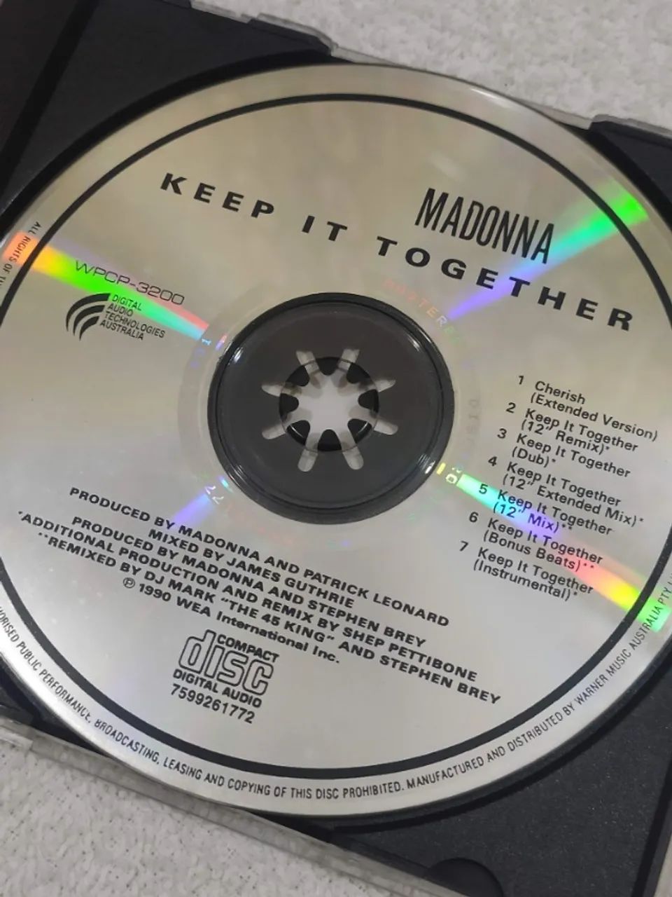 CD Single Madonna Keep it Together Importado - Foto 4