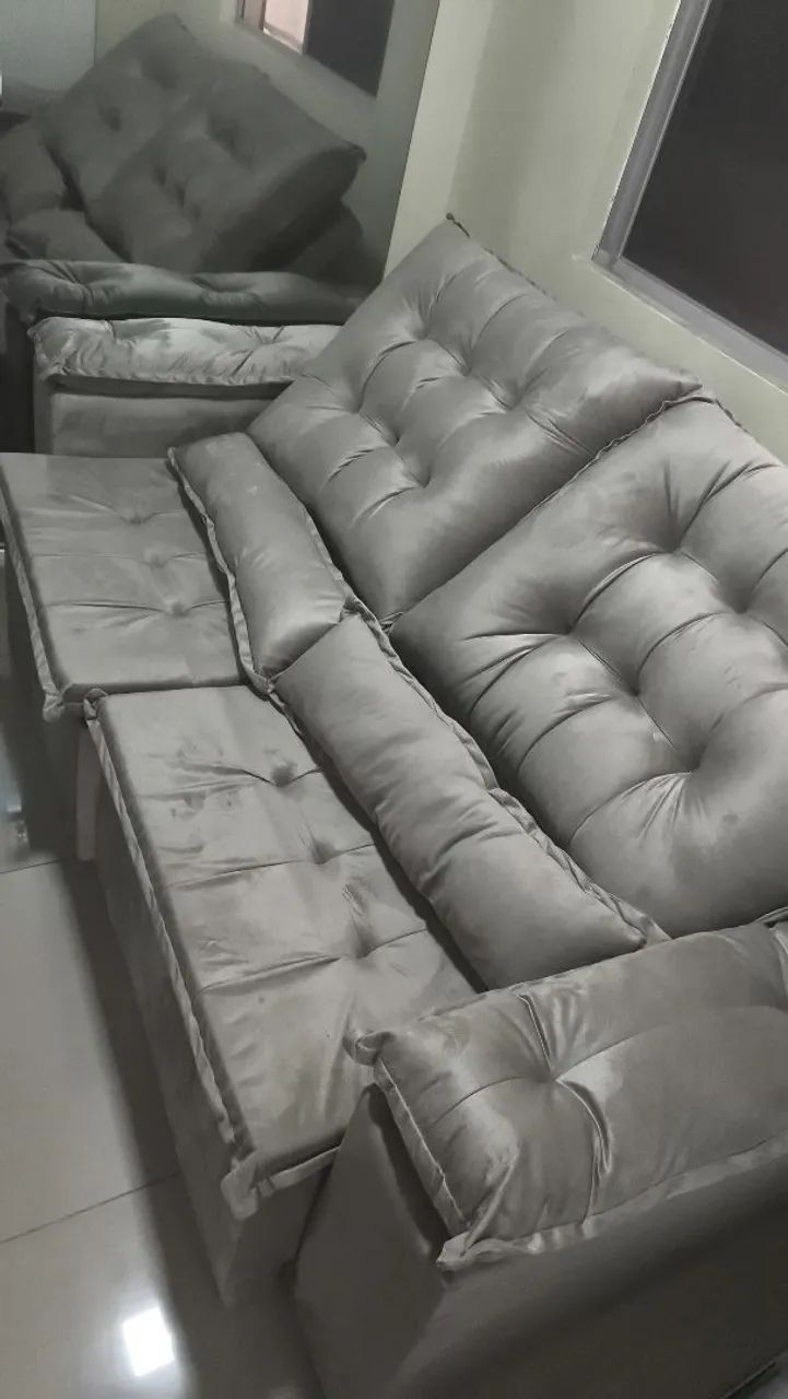 Sofá retrátil e reclinável  - Foto 4