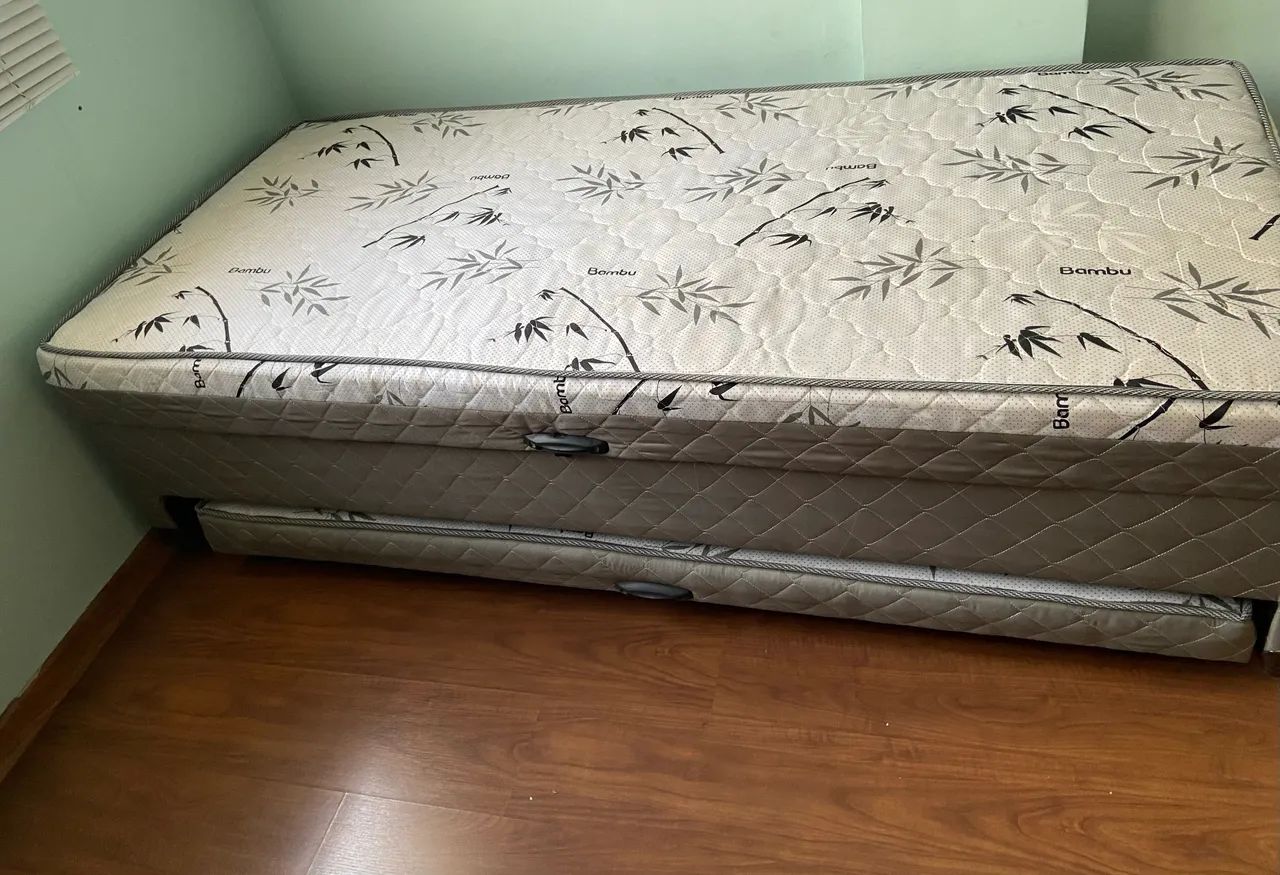 Cama box solteiro com baú - Foto 3