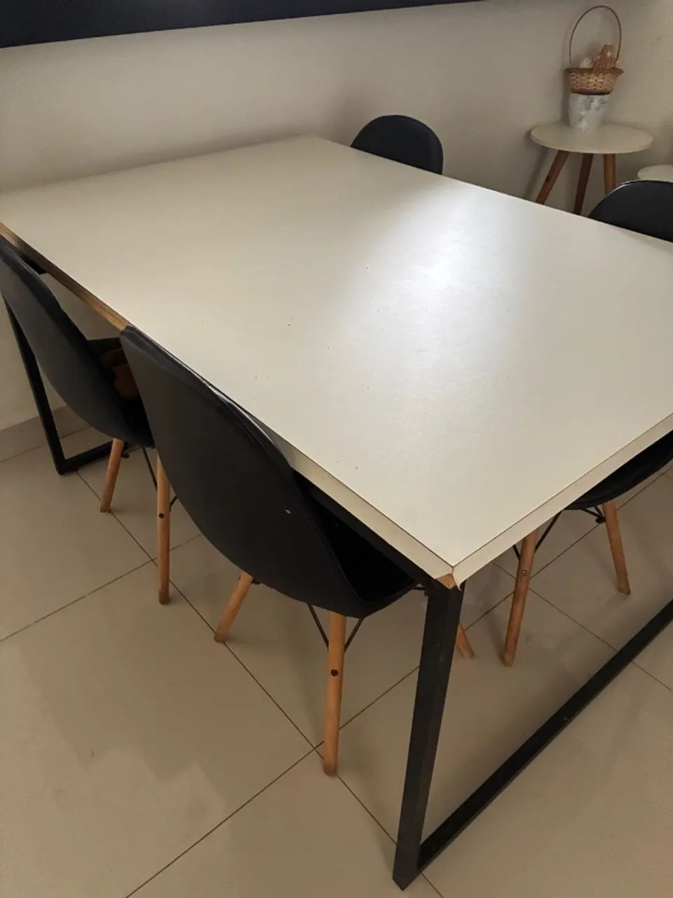 Mesa de Jantar Industrial Retangular  - Foto 4