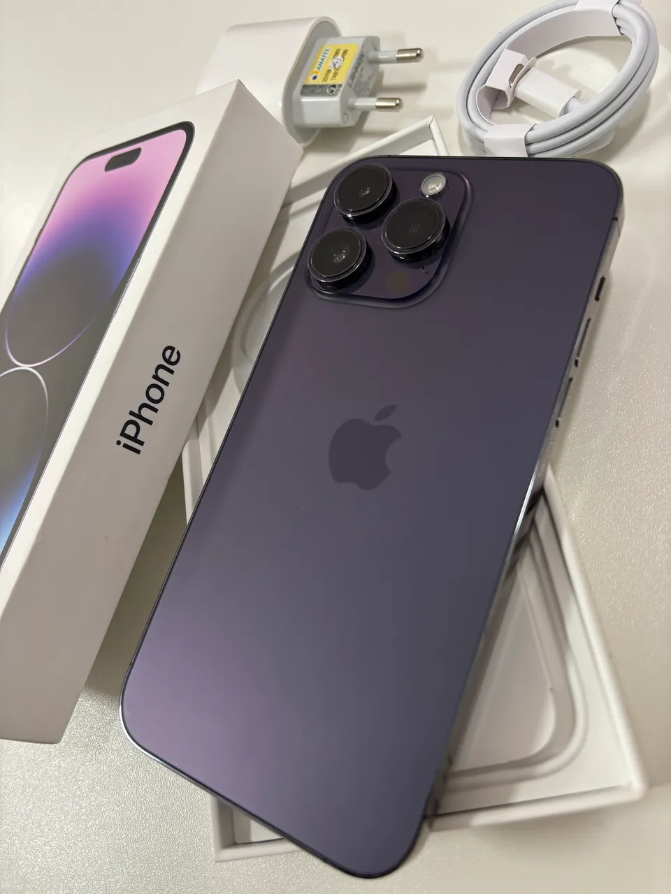 iPhone 14 Pro Max 128GB - Deep Purple (Roxo Profundo) - Celulares