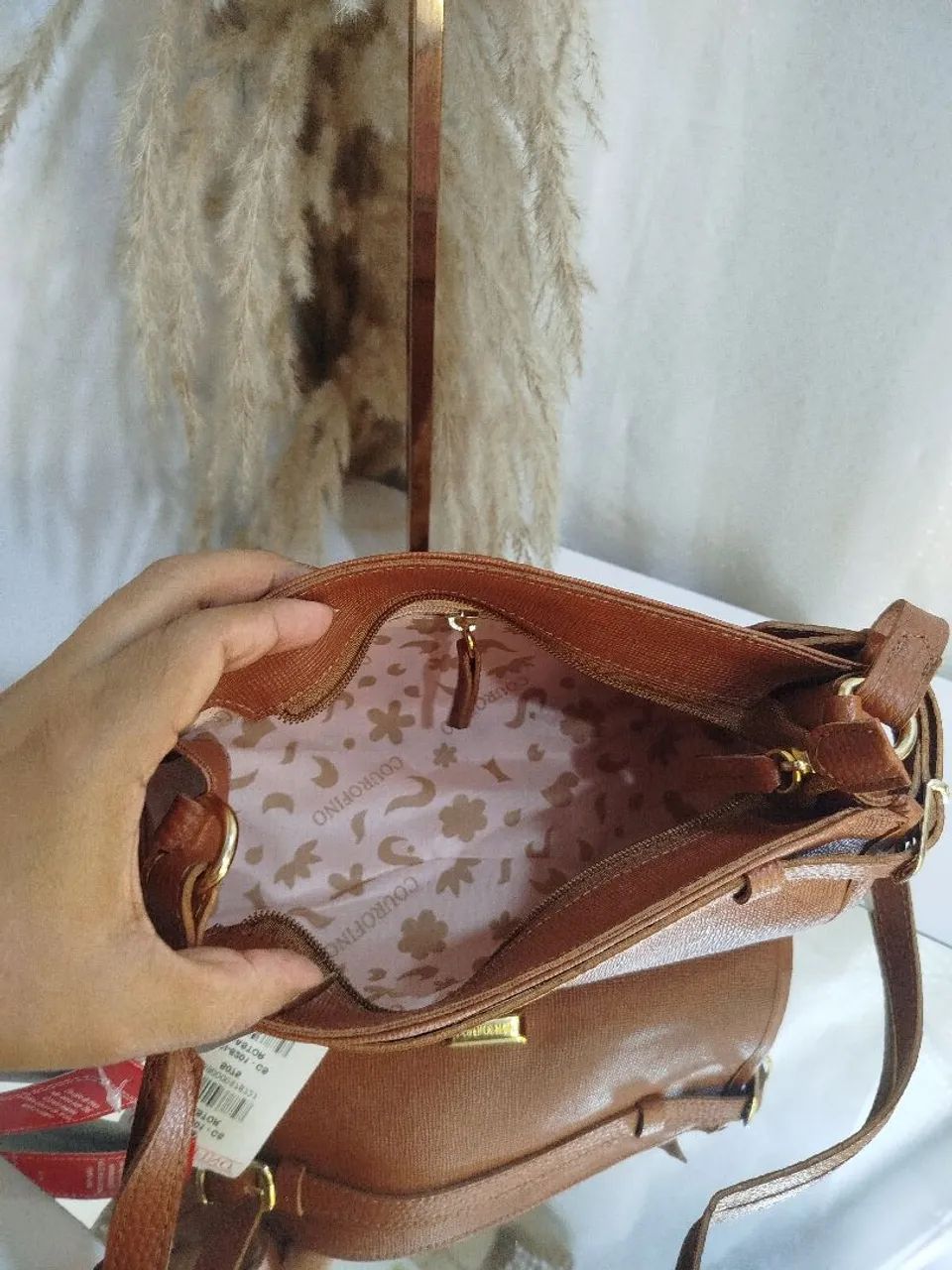 Bolsa original Couro Fino  - Foto 5