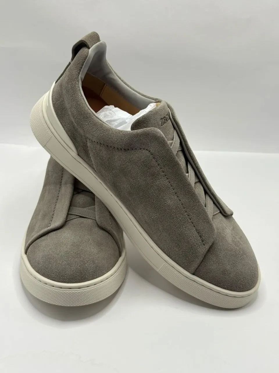 tênis zegna triple stitch cinza 40 - Foto 2