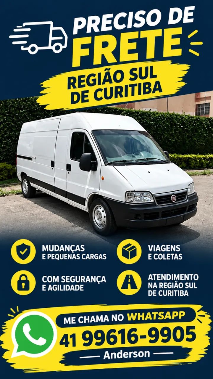 Frete para van - Região sul