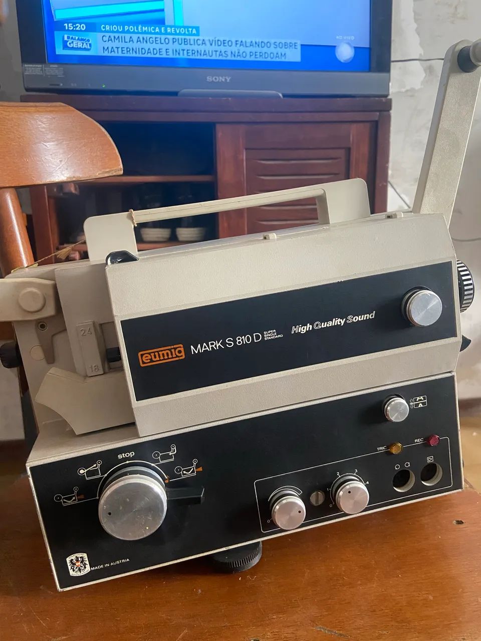 Retroprojetor EUMIG MARK S810D Importado  - Foto 3