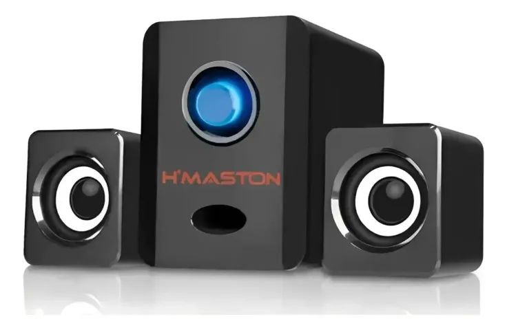 Caixa De Som 2.1 Bluetooth Ys-06 Com Subwoofer Novo Speaker PC Computador Notebook Loja
