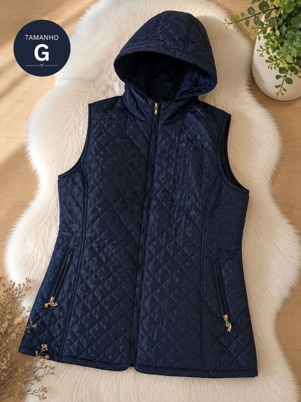 Trio de Inverno: Casaco, jaqueta e colete - USADOS - Foto 3
