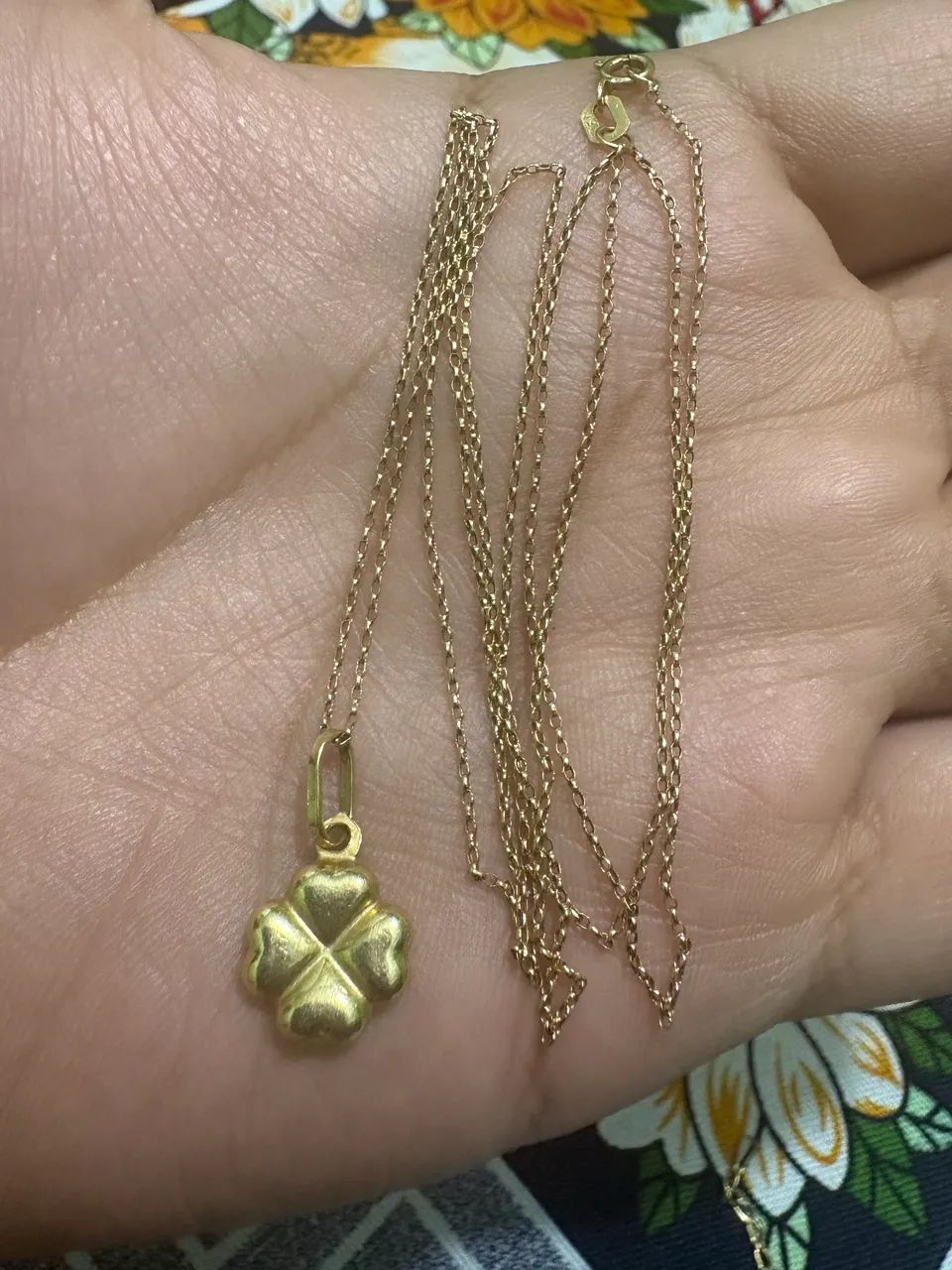 Cordão de ouro 18k 60 cm 