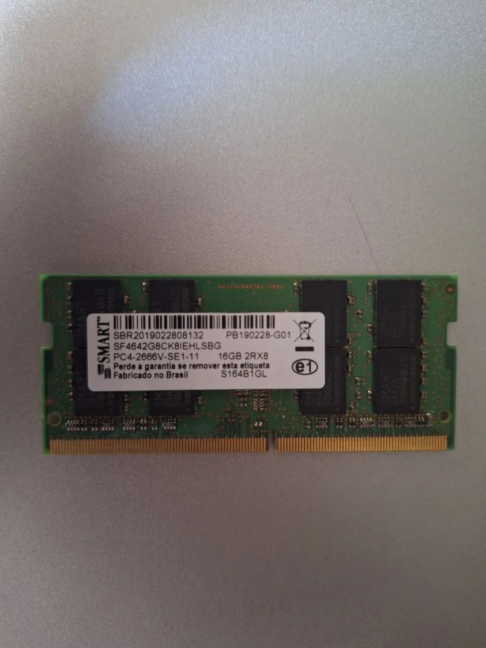 Memoria 16GB NOTEBOOK 