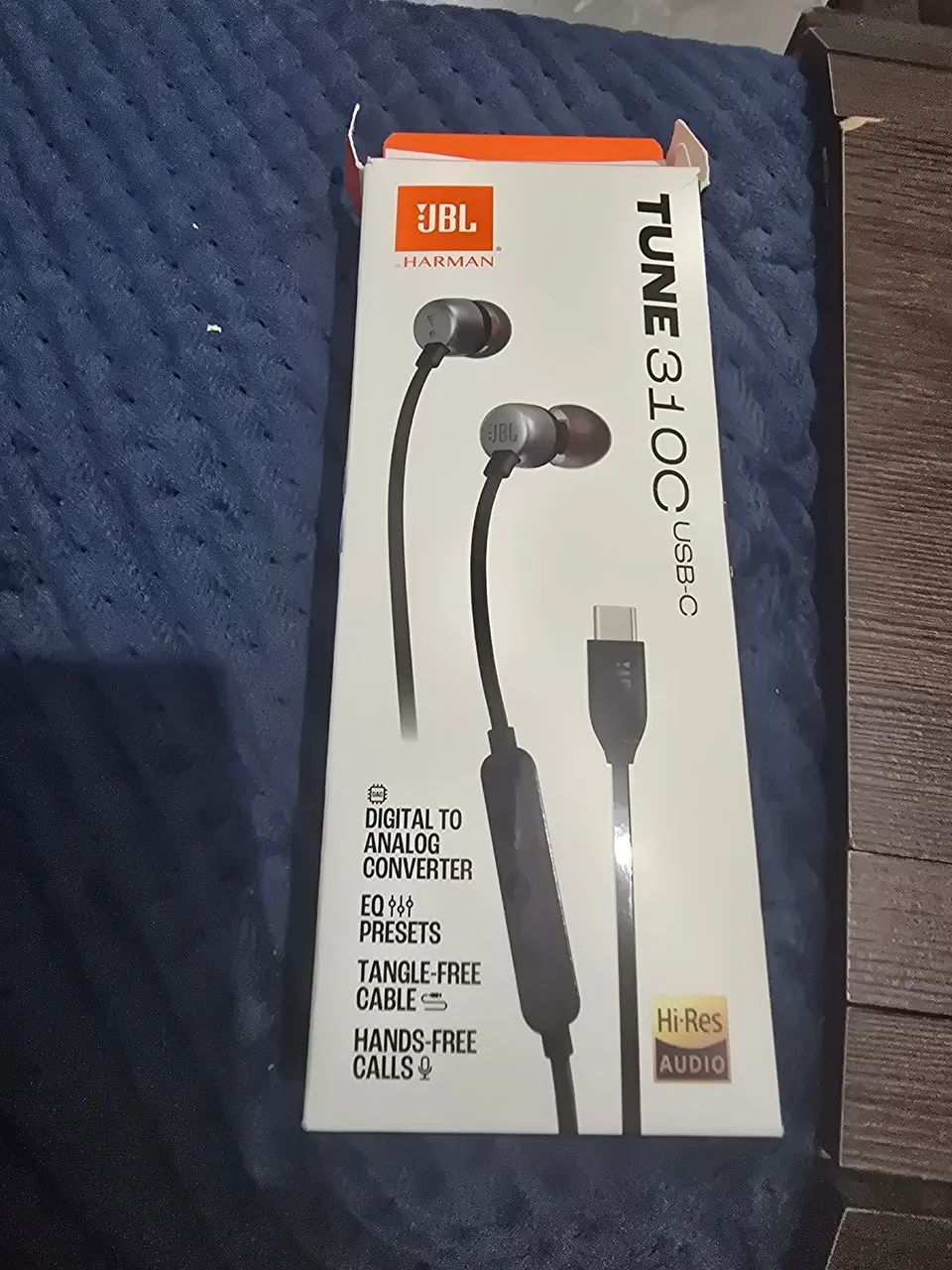 Fone de ouvido JBL Azul