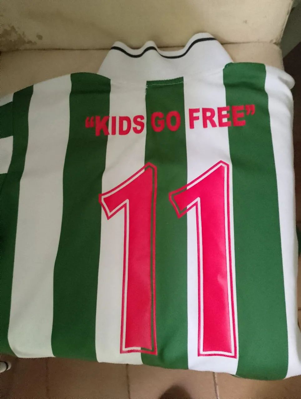 Camisa infantil de time  