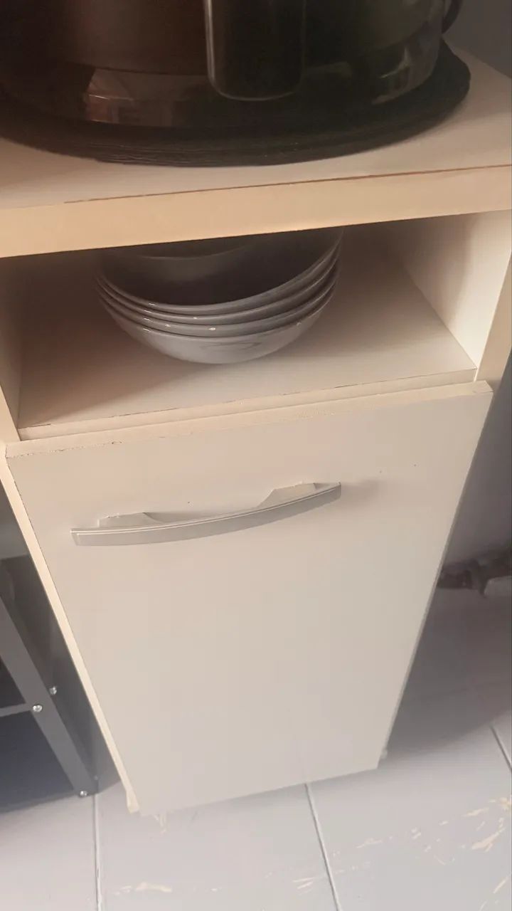 2 armários suporte cozinha 