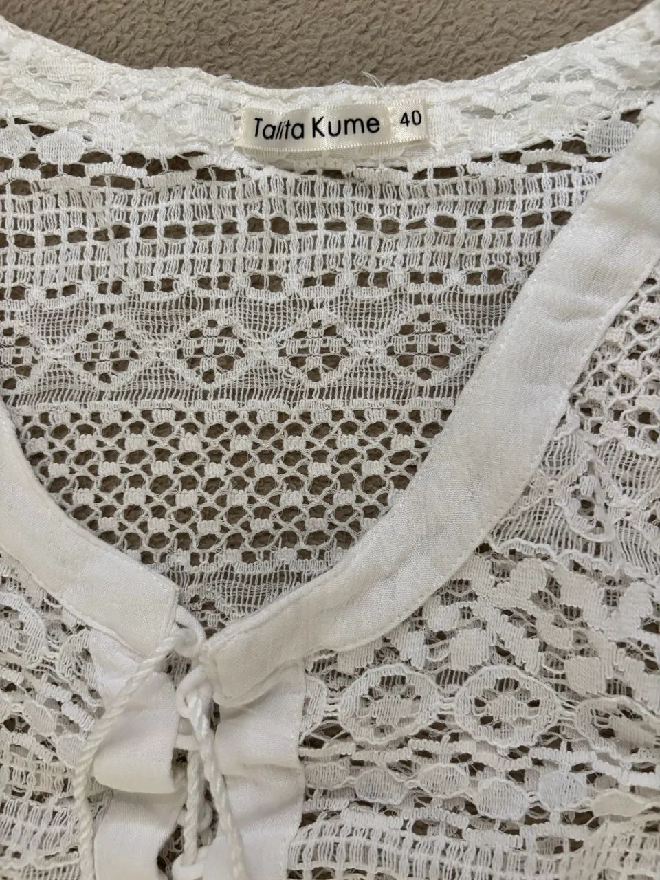 Blusa de Renda Manga longa - Foto 5