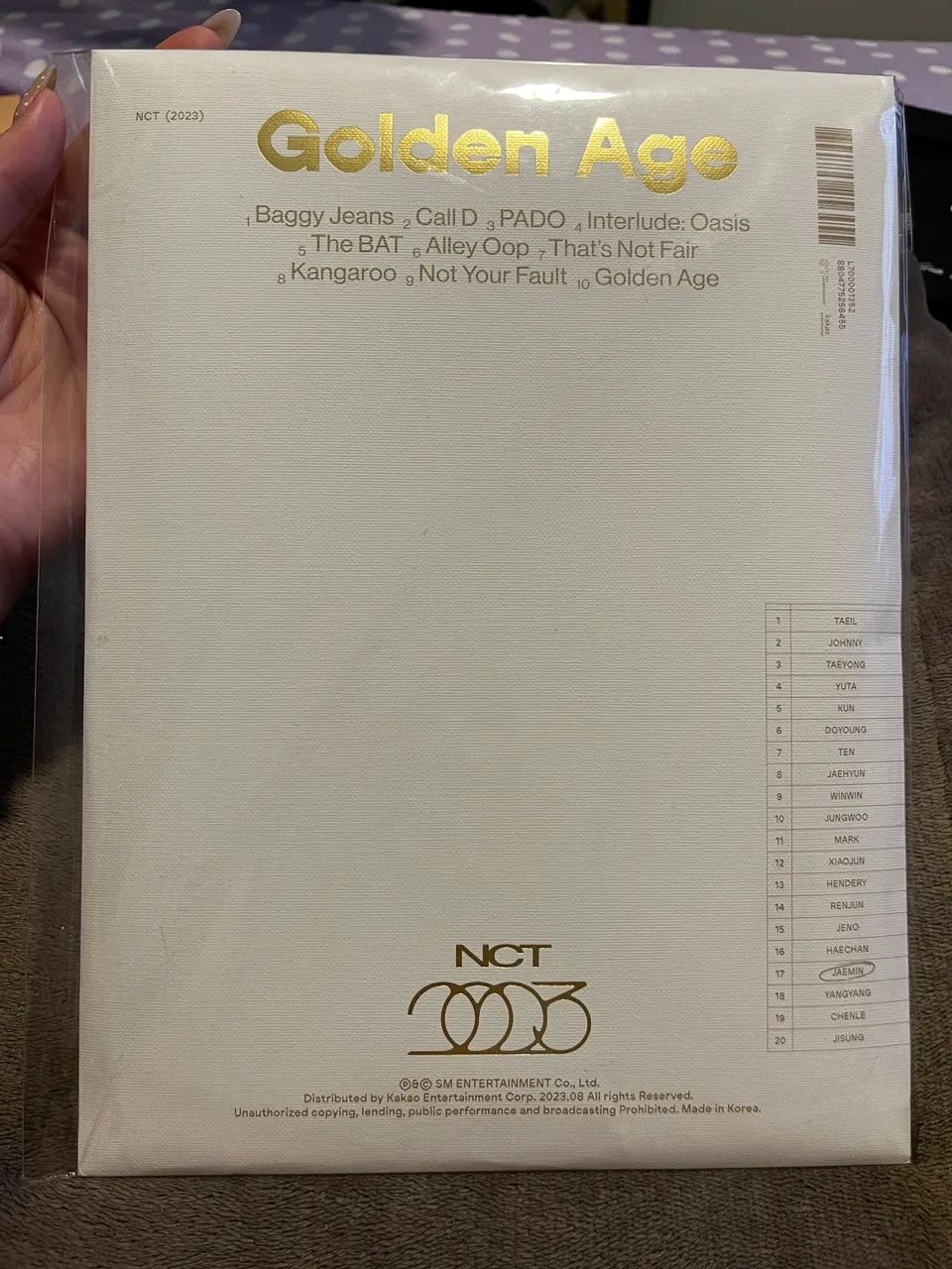 NCT 2023 golden age クン イヤーブック スペシャル トレカ NCT 2023 - Golden Age: Detalhes do Álbum (Versão Arquivo e Versão