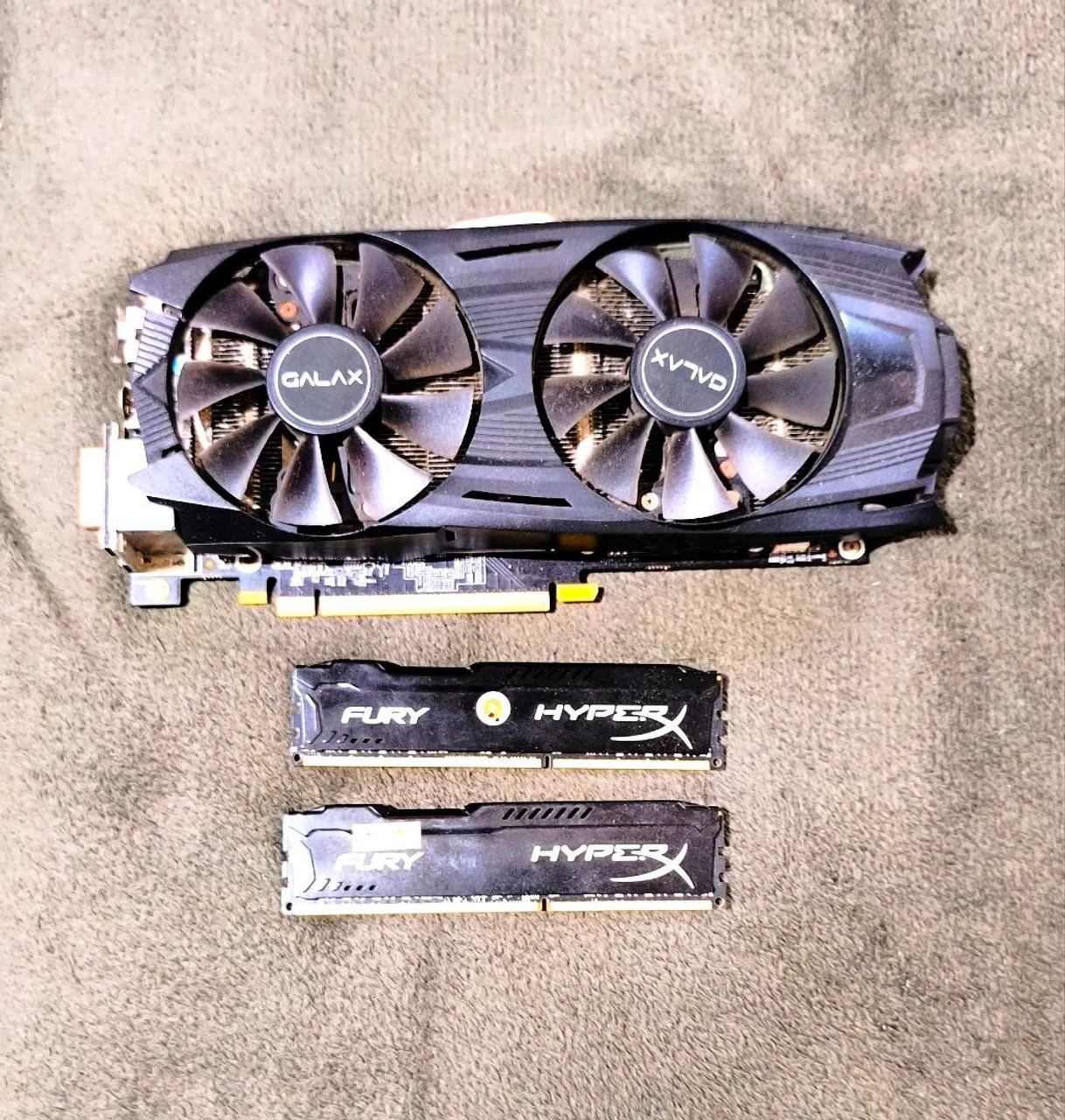 Combo GTX 1060 6GB + Memórias DDR3 16 GB1600 mhz0MHz