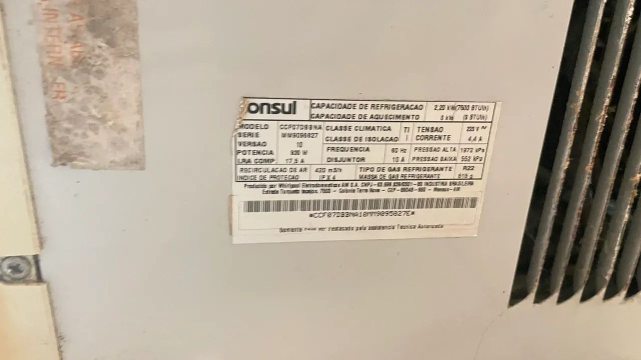 Ar Condicionado Cônsul 7500btus  - Foto 4