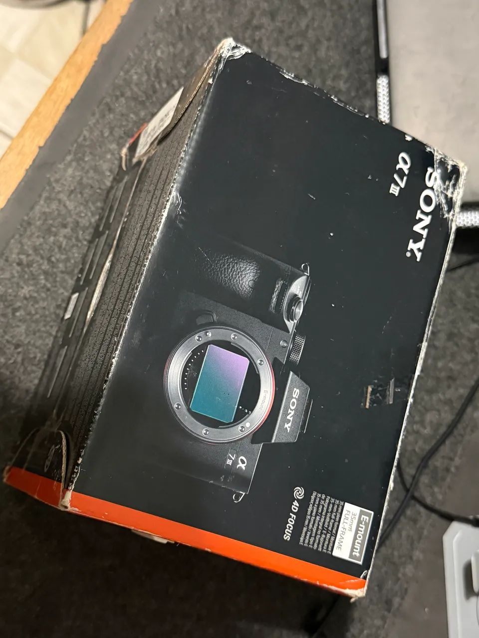 Caixa Sony A7iii - Acessórios para Câmeras e Filmadoras
