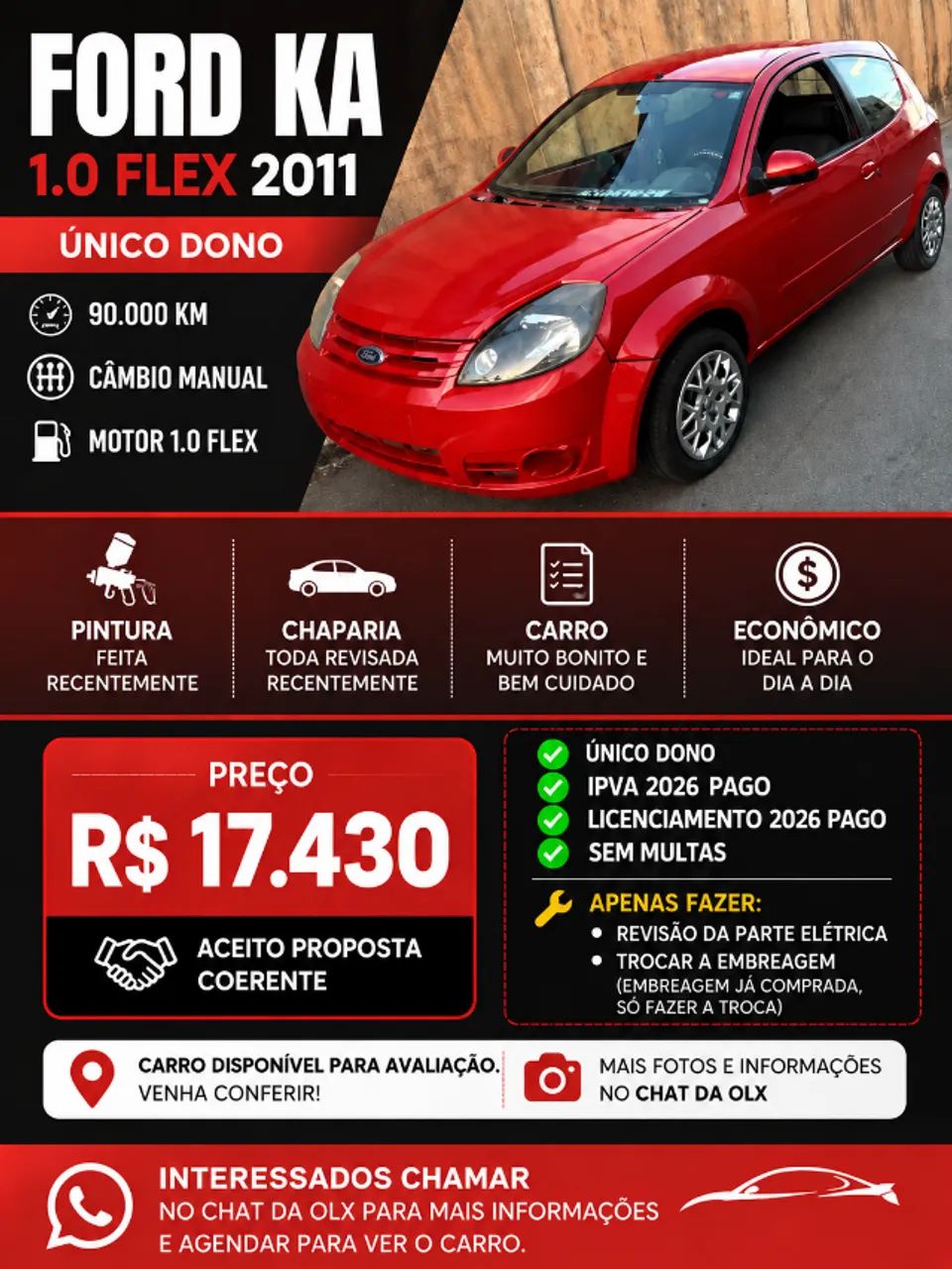 Ford Ka Ka 1.0 8V/1.0 8V ST Flex 3p 2011