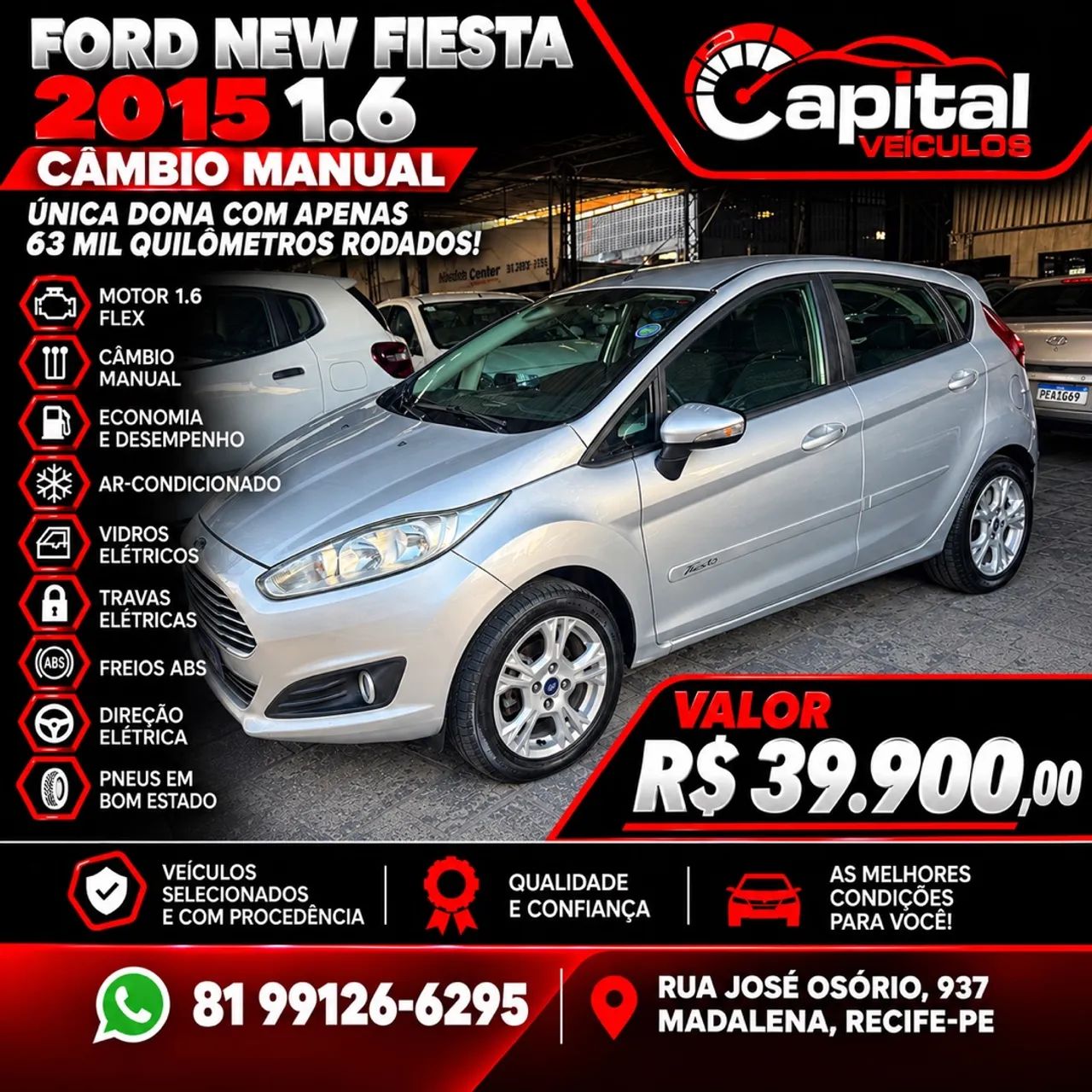 Ford Fiesta 1.6 16V FLEX 2015