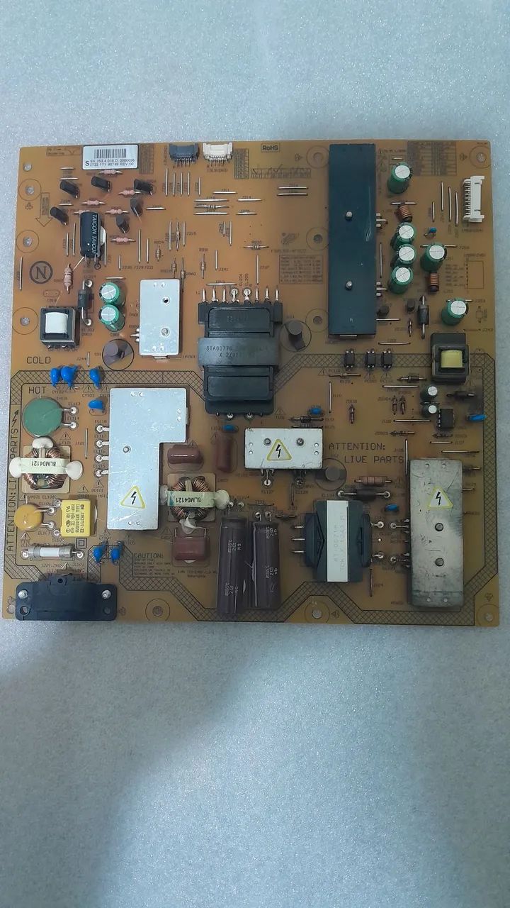 " PLACA DA FONTE ORIGINAL DA TV PHILIPS MODELO 47PFL8008G/78 " - Foto 2