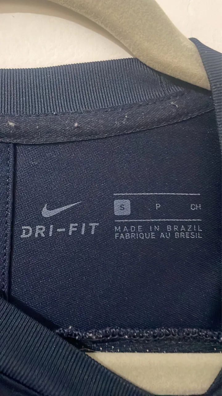 camisa nike dri-fit azul p - Foto 3