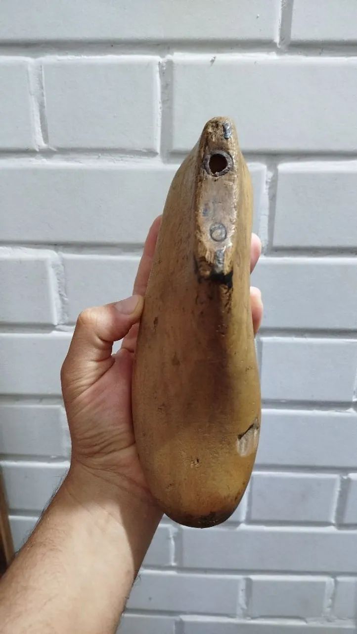 Antigo molde/forma para sapato, madeira nobre - Foto 2