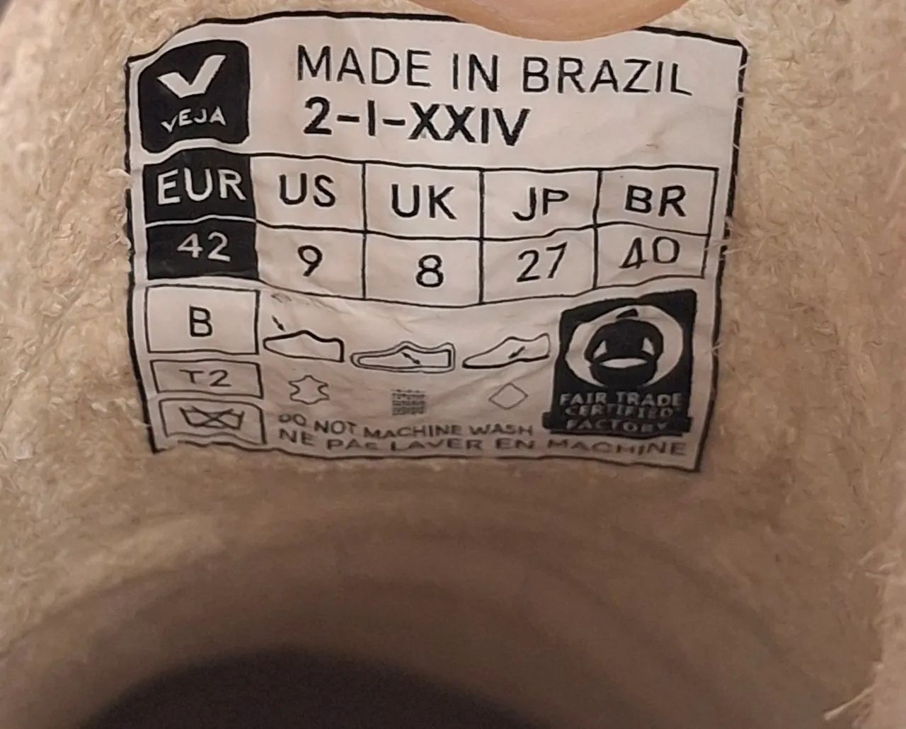Tênis Vert/Veja Branco & Bege N° 40 - Foto 3