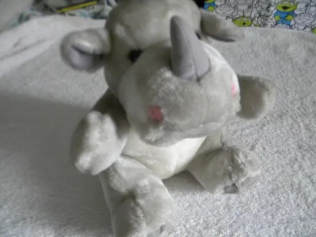 Bicho de Pelúcia Parmalat Anos 90 Rinoceronte (Perfeito Estado). - Foto 5