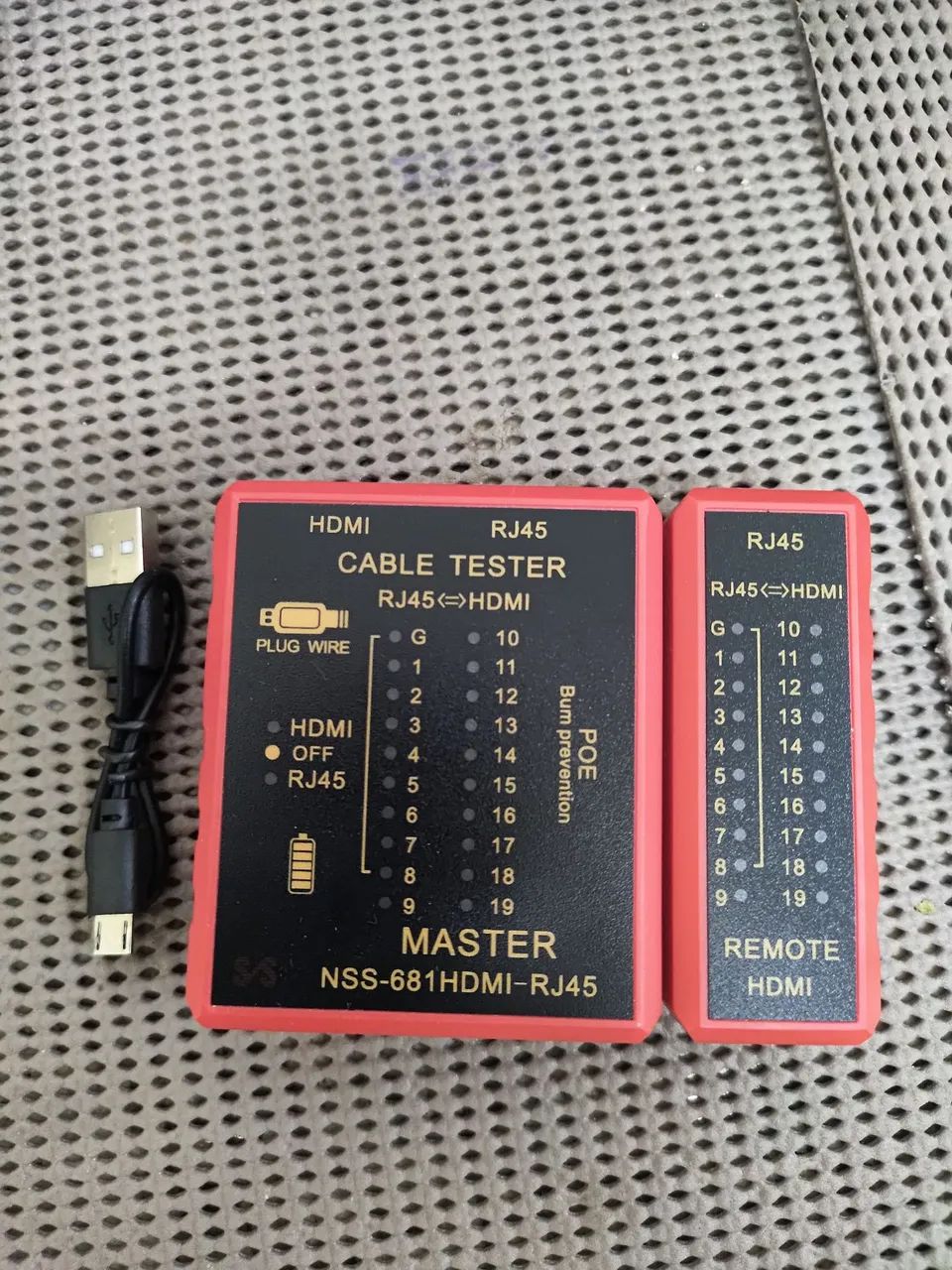 Testador de cabo RJ45 e HDMI - Foto 3
