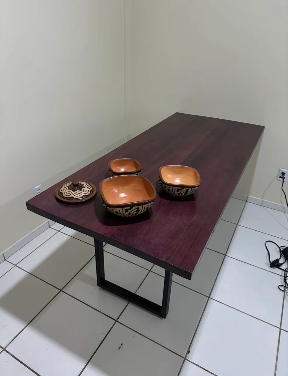 Mesa em madeira roxinho a pronta entrega  - Foto 2