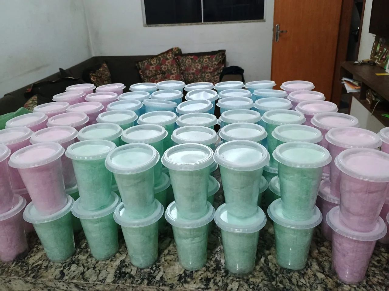 Algodão doce no pote - Foto 2