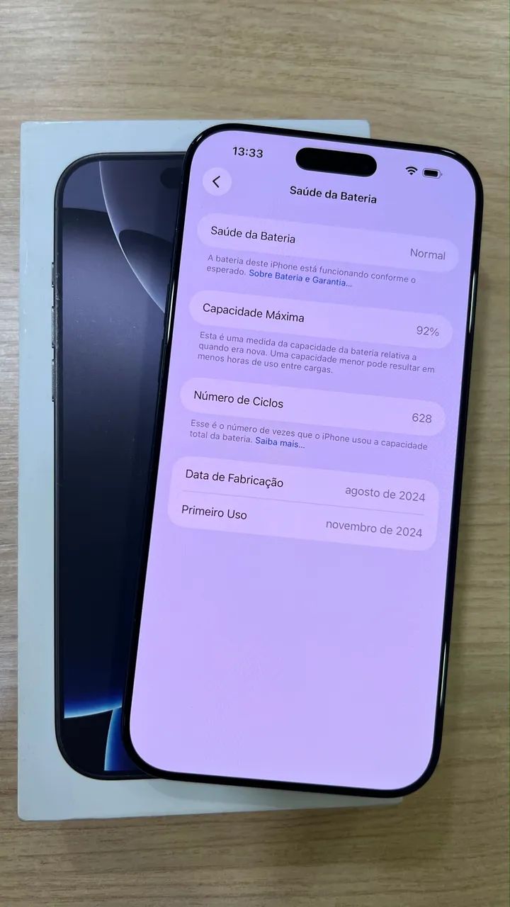 iPhone 16 Pro Max 256gb (SEMINOVO) - Foto 2