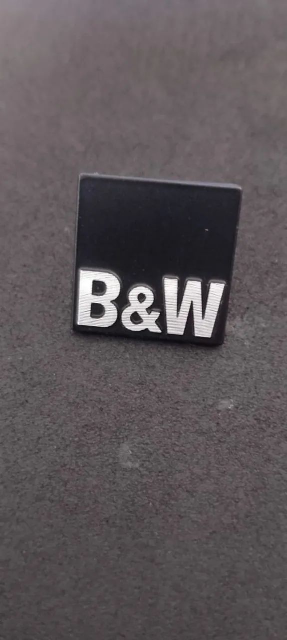 Emblema B&W original para caixas acústicas
