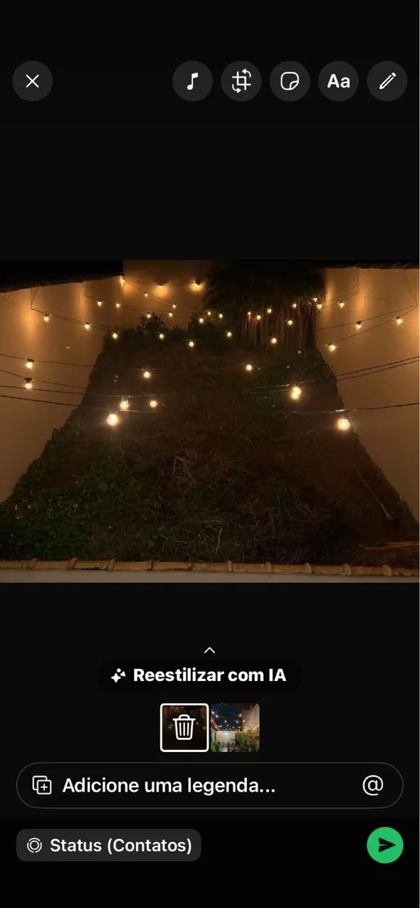 Varal de luzes