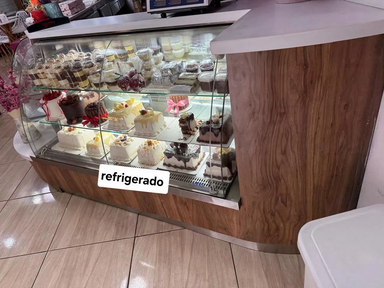 Conjunto de balcões quente, ambiente e refrigerado + balcão de serviço em inox 304 com pia - Foto 5