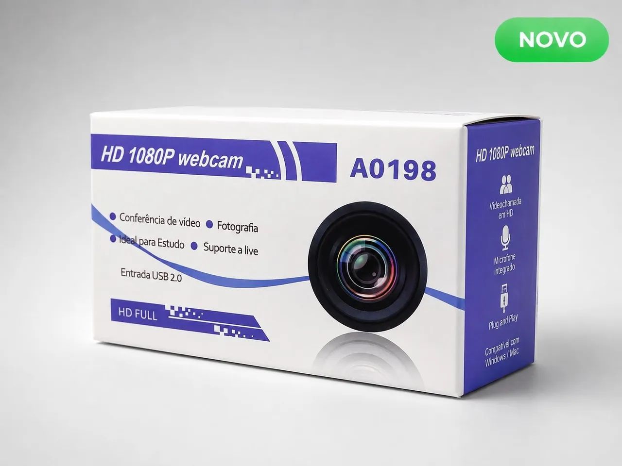 Webcam Full HD 1080P USB para PC Notebook - Foto 2