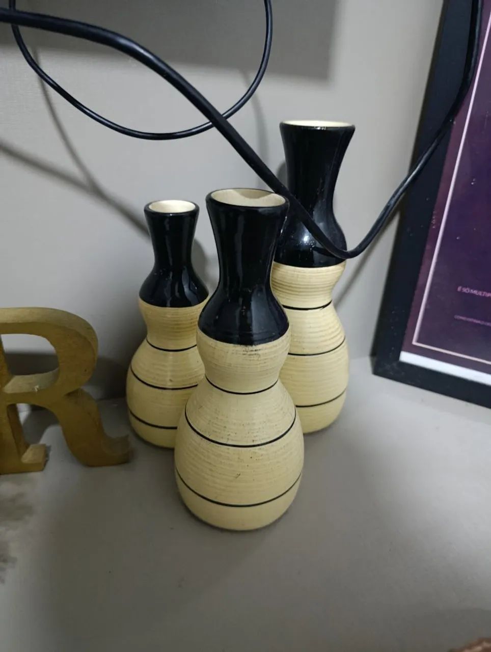 Vasos para decoração conjunto 