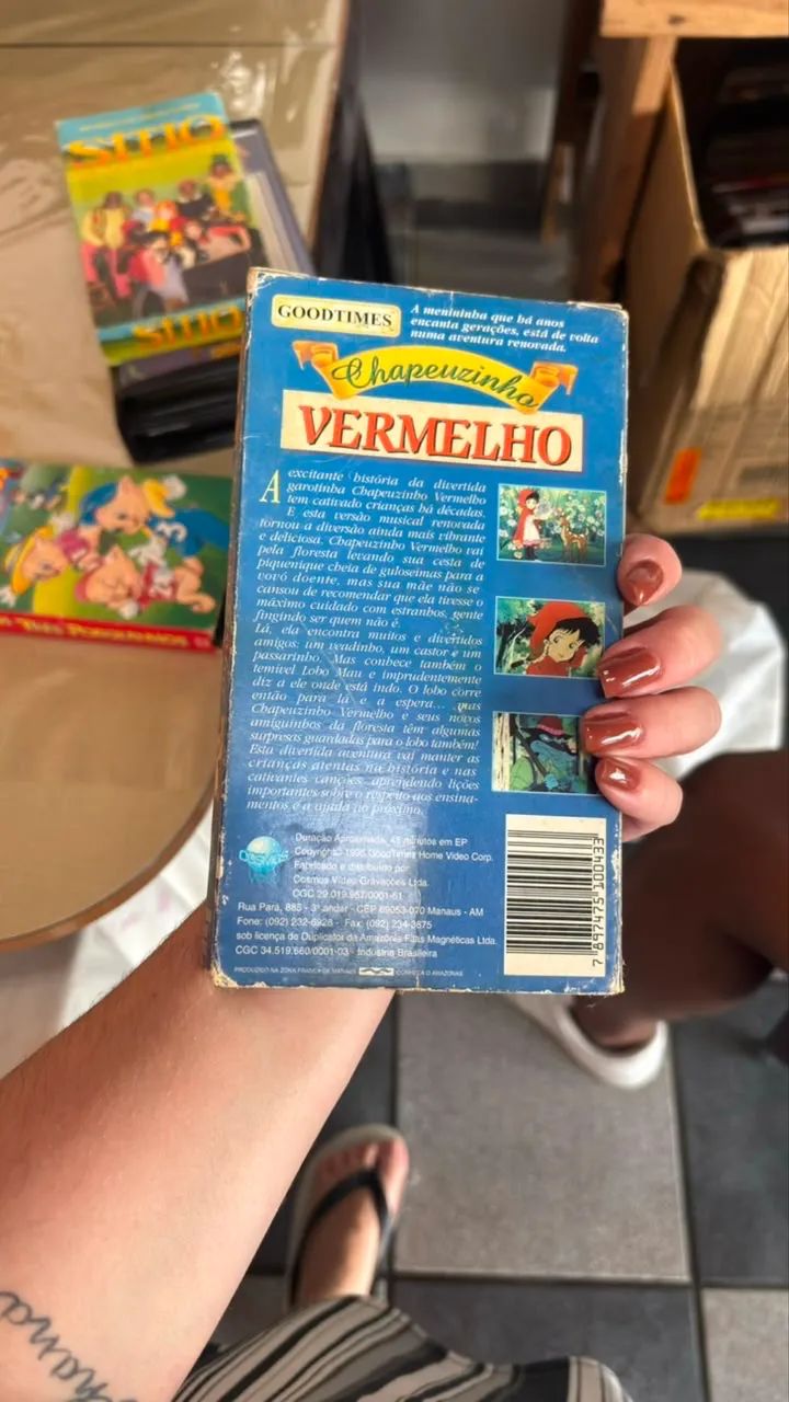 VHS CHAPEUZINHO VERMELHO  - Foto 4