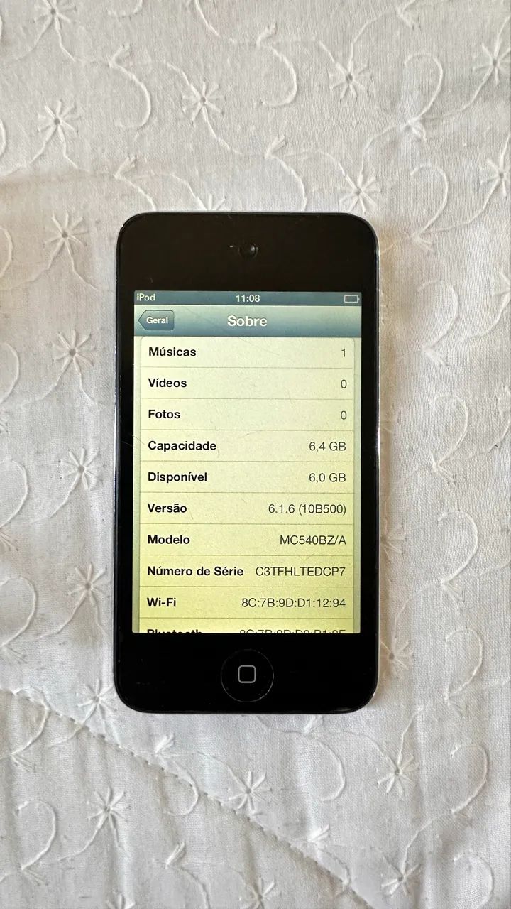iPod touch 4ª Geração 8GB Original Apple - Conservado - Celulares