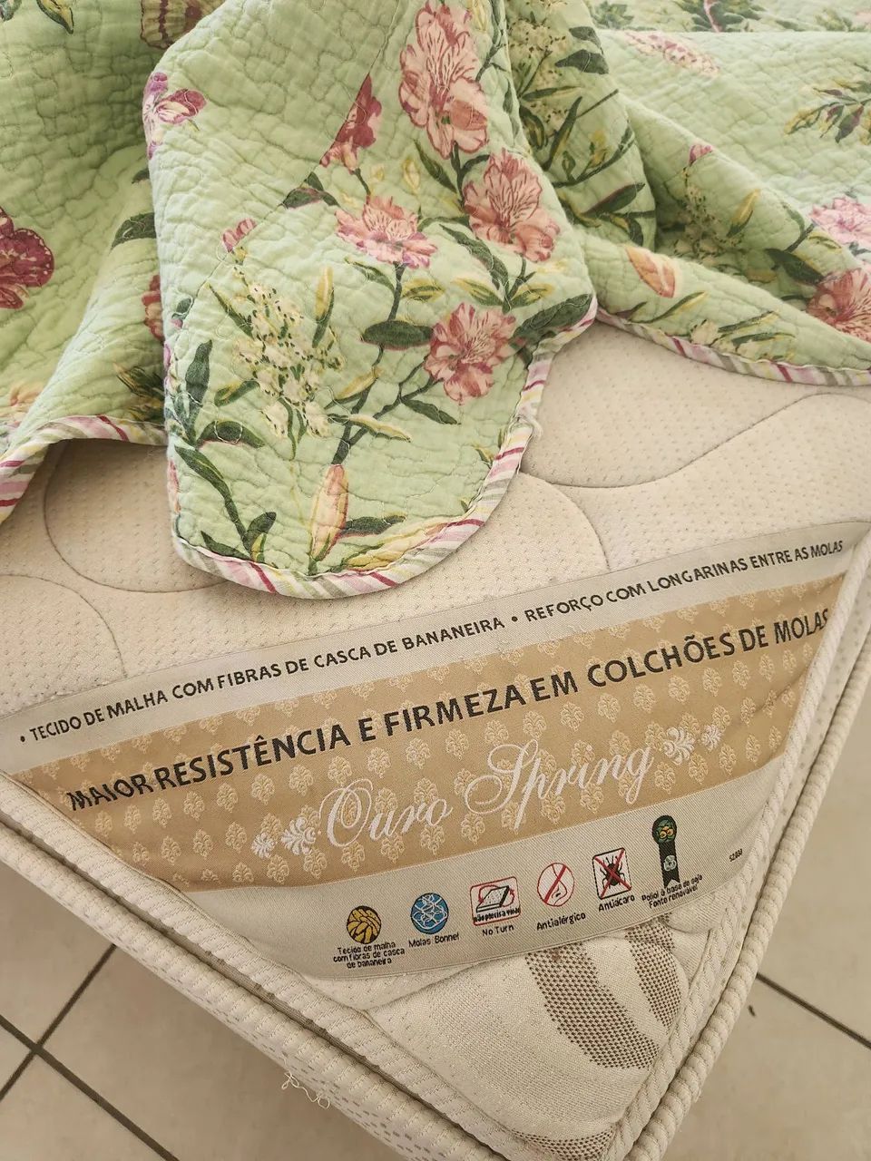 Cama box casal - Ouro Spring  - Foto 3