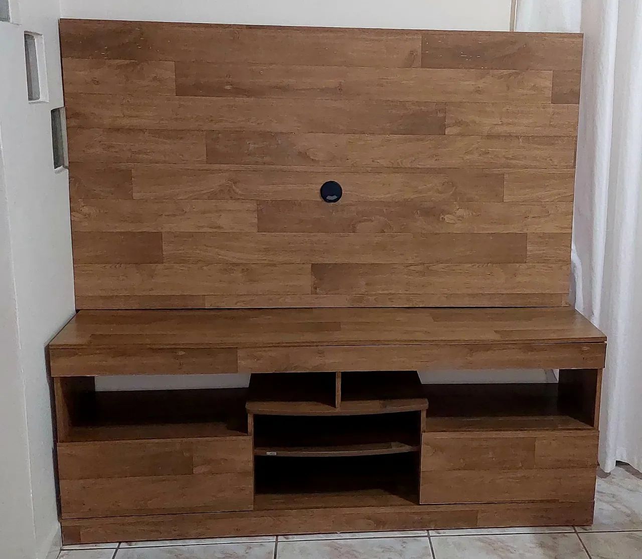 Rack e painel de TV