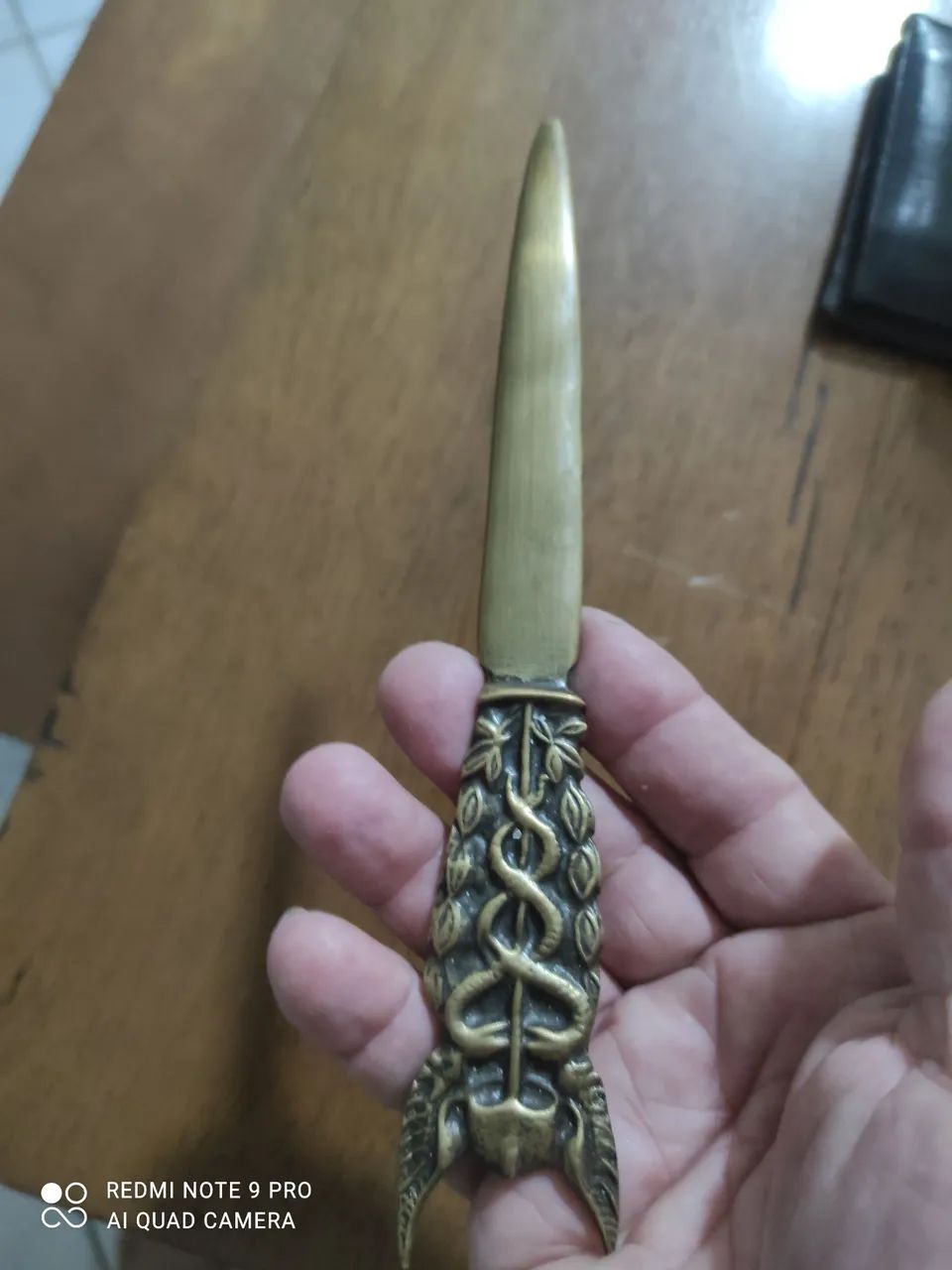 Antigo abridor de cartas,metal : - Foto 4