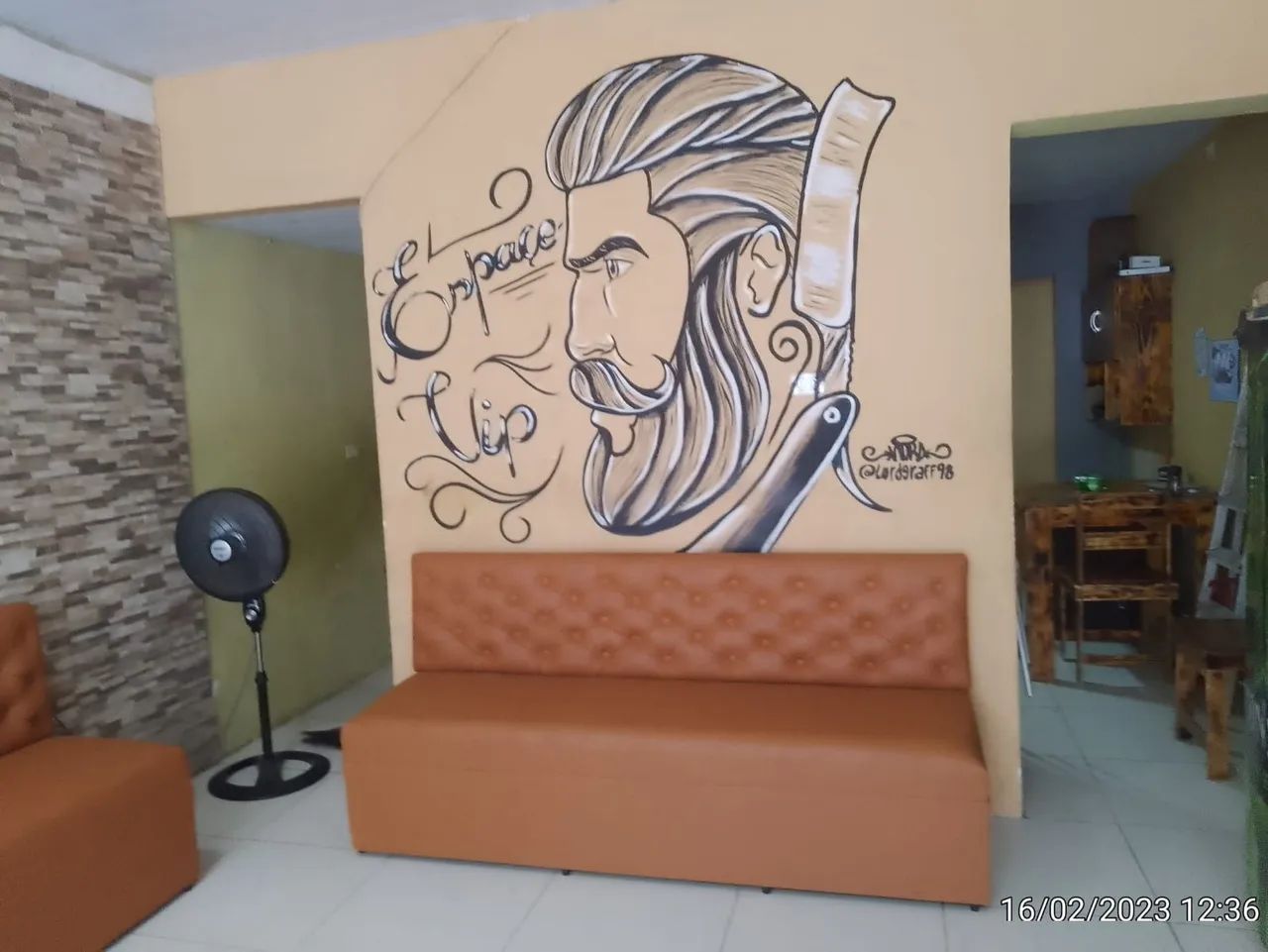 Sofá Barbearia ... - Foto 4