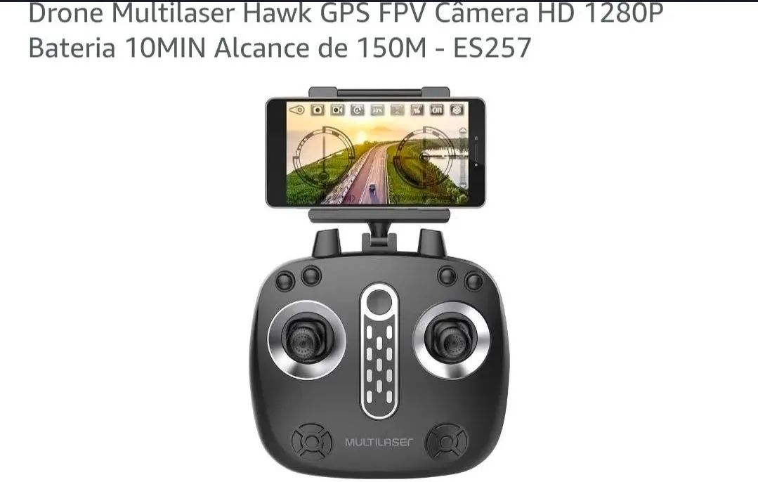 Drone Multilaser Hawk GPS - Novo e lacrado.  - Foto 2