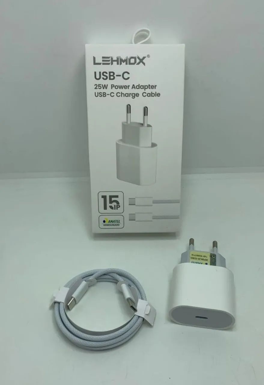 Carregador iPhone 15 25w