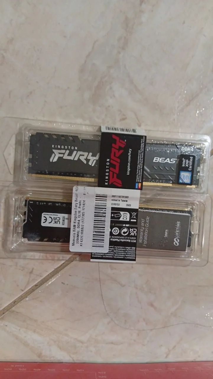 1  unidade Memória Ram 